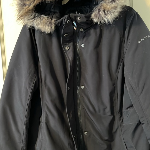 Spyder Explorer Parka Thermaweb Insulated Snow/Ski Jacket w/ removable faux fur - Picture 7 of 16